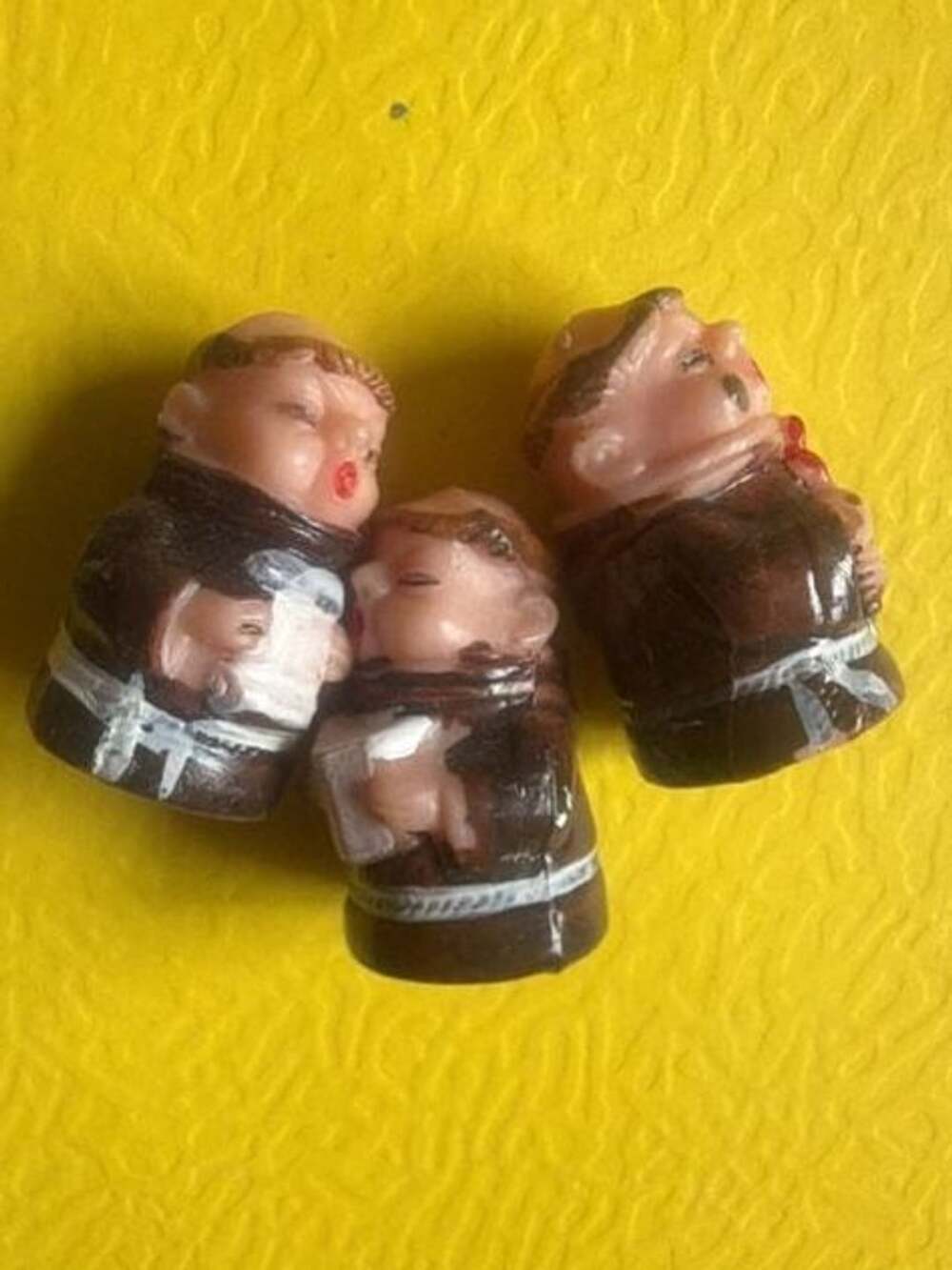Vintage Friar Tuck Monk Figurine Set